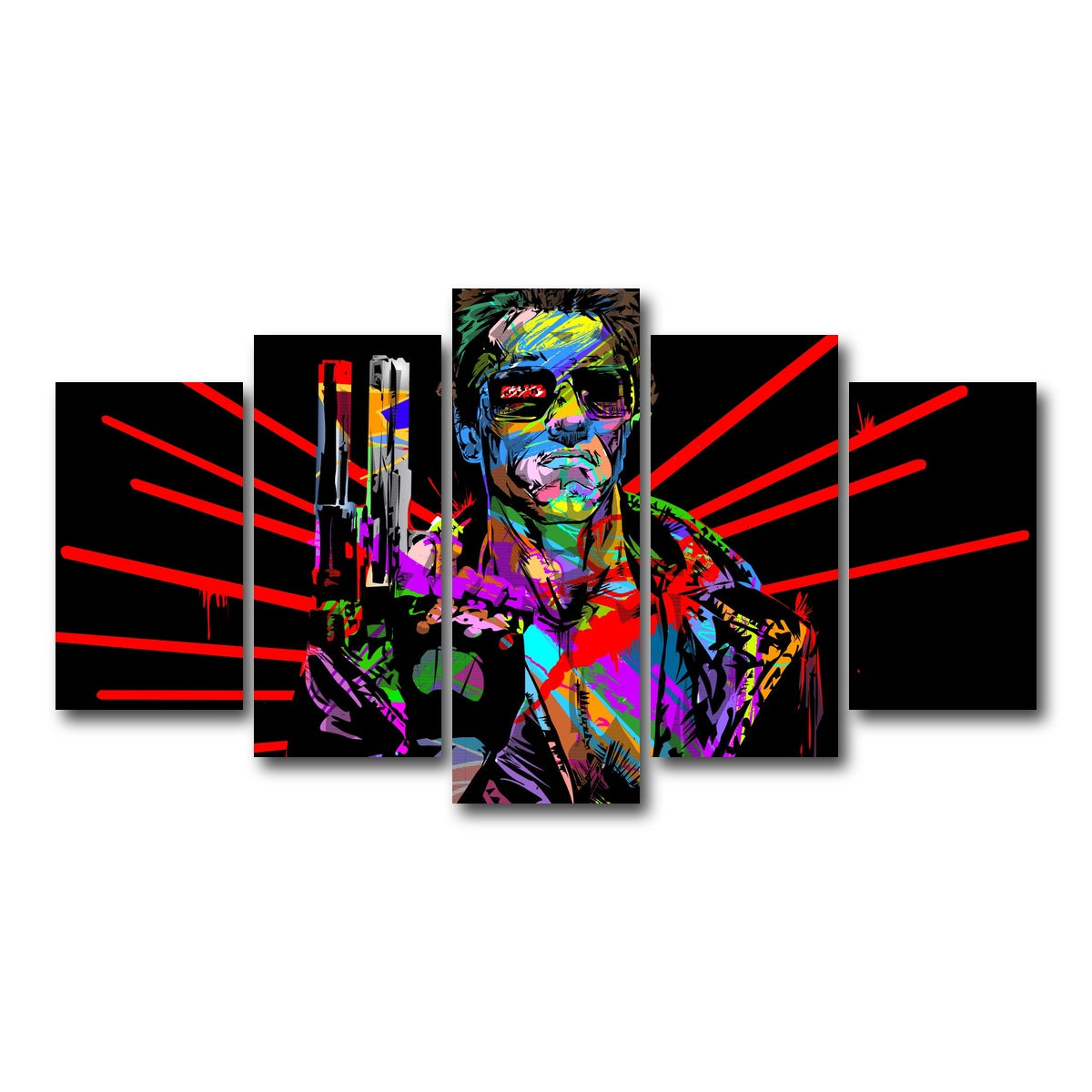 AUTO-MOCKUP WHITE | Hasta La Vista | 5 Piece | Gallery Wrap Canvas | group=5_normal