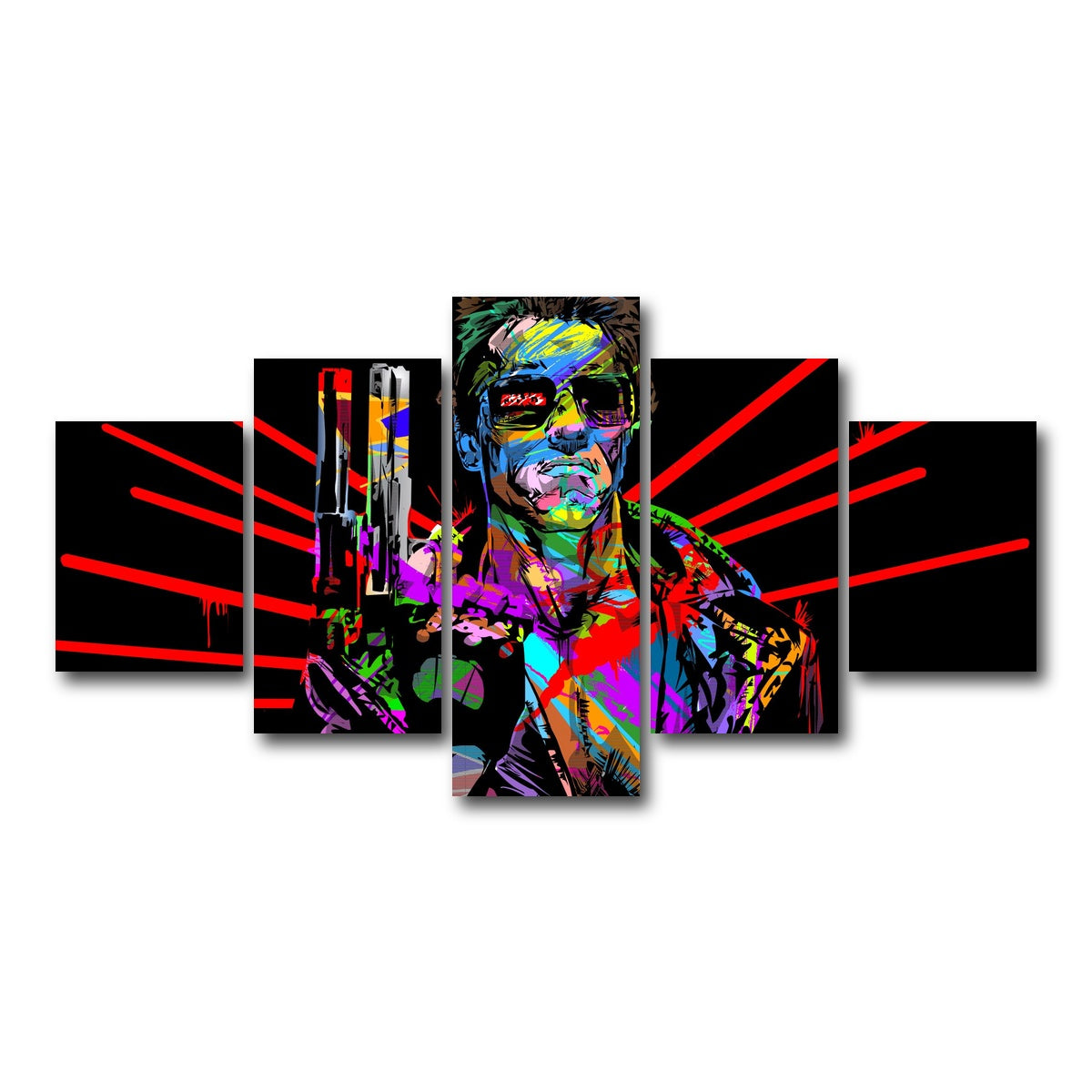 AUTO-MOCKUP WHITE | Hasta La Vista | 5 Piece | Gallery Wrap Canvas | group=5_short