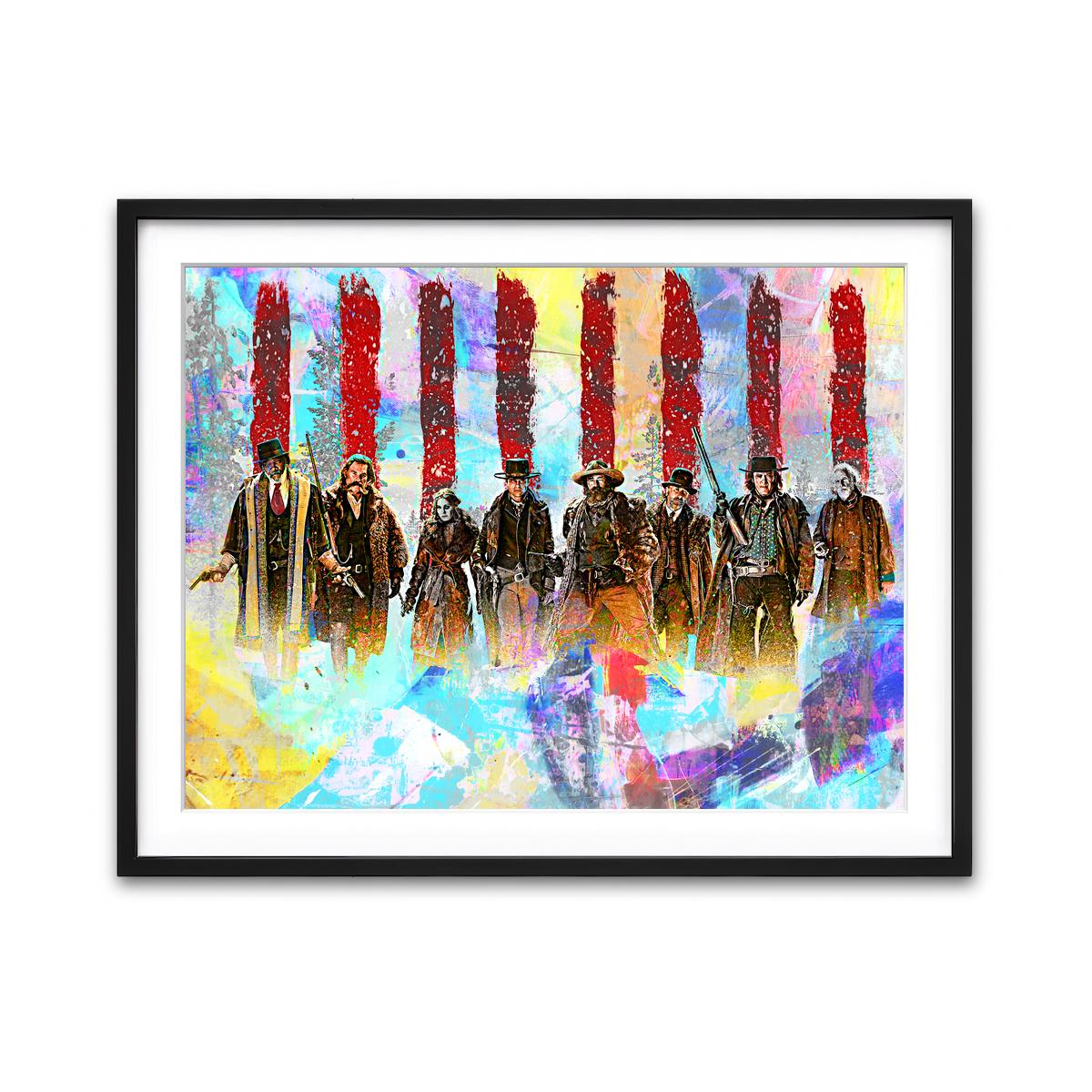 Framed Print 4x3 Black