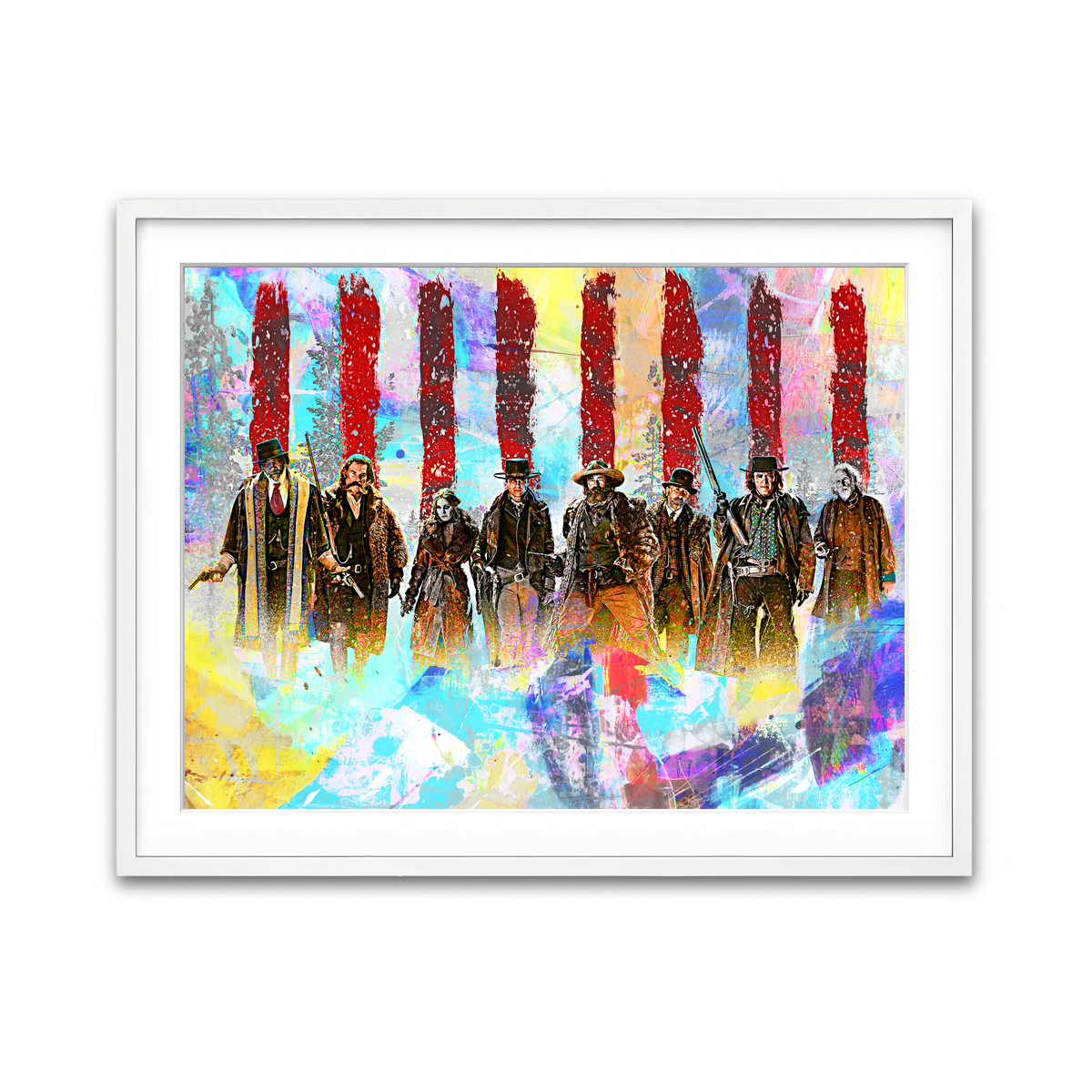 Framed Print 4x3 White