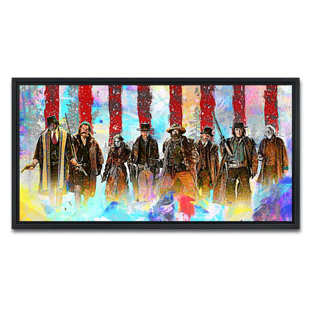 AUTO-MOCKUP WHITE | Hateful Eight | 1 Piece | Black Framed Canvas | group=2x1
