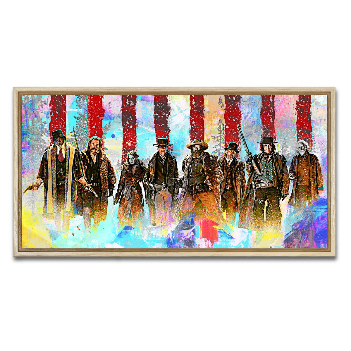 AUTO-MOCKUP WHITE | Hateful Eight | 1 Piece | Natural Framed Canvas | group=2x1