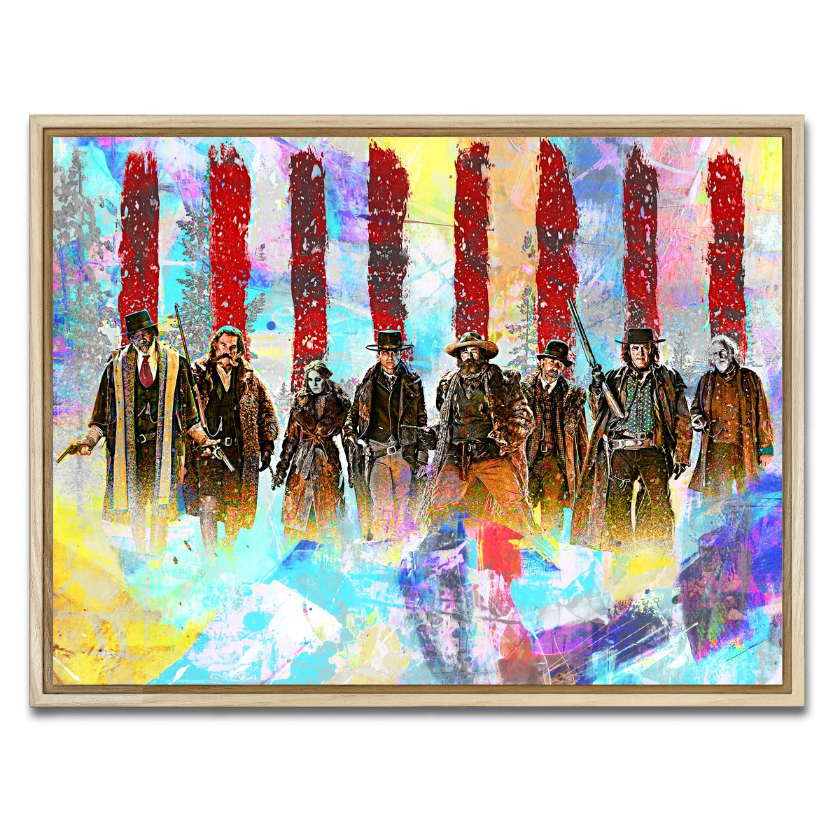 AUTO-MOCKUP WHITE | Hateful Eight | 1 Piece | Natural Framed Canvas | group=4x3