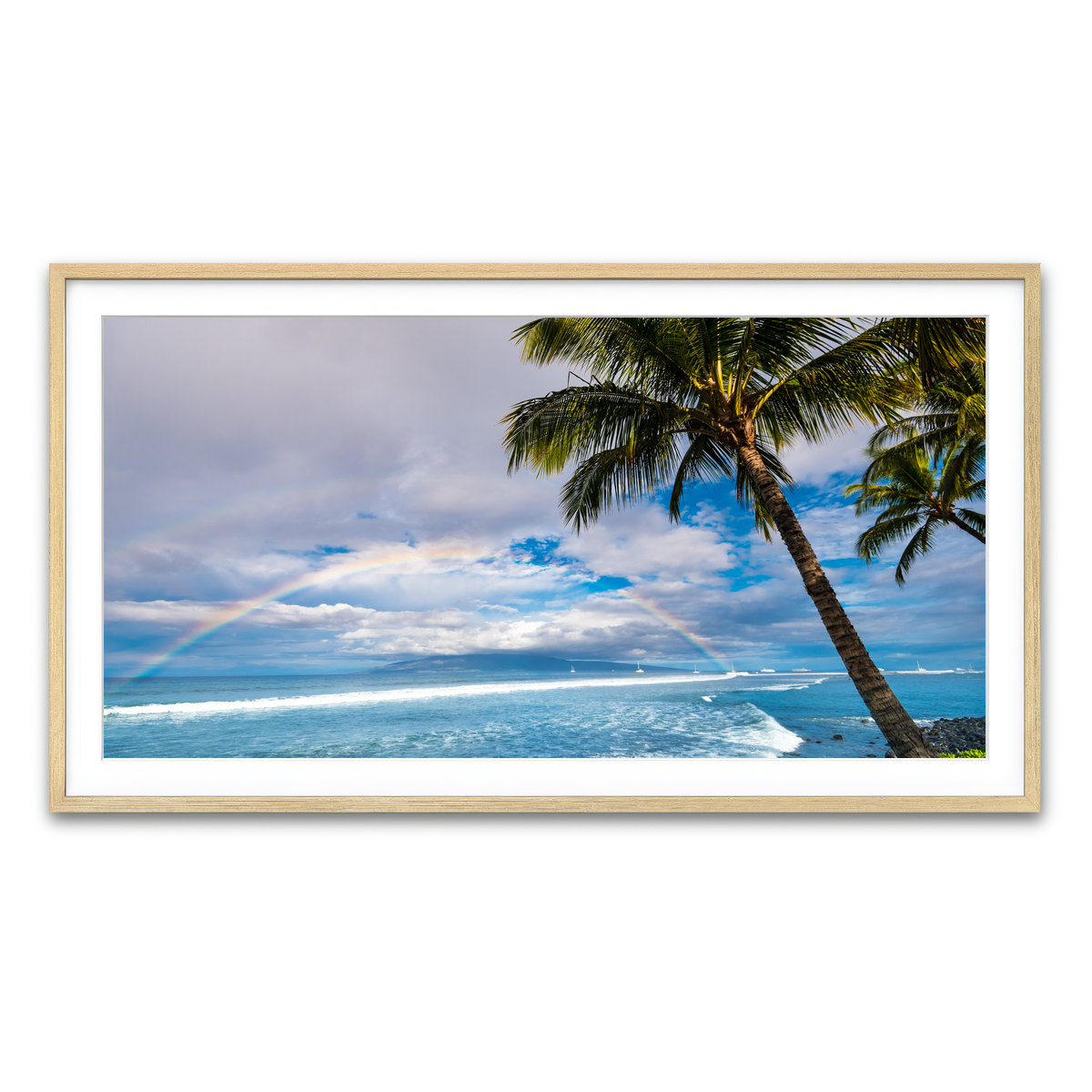 Framed Print 2x1 Natural