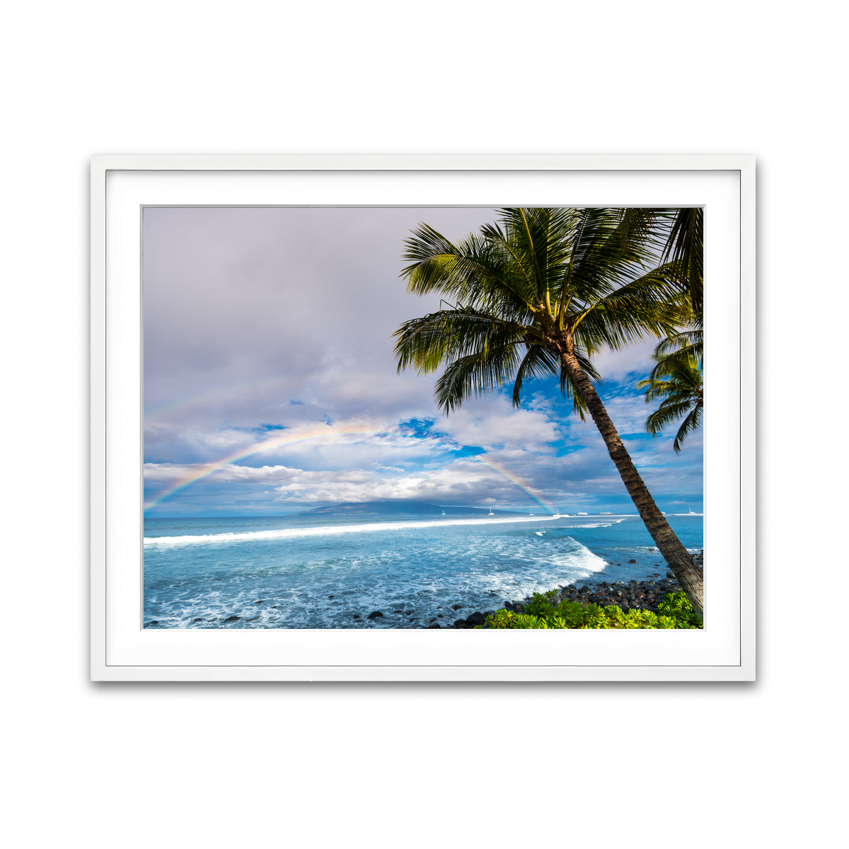 Framed Print 4x3 White
