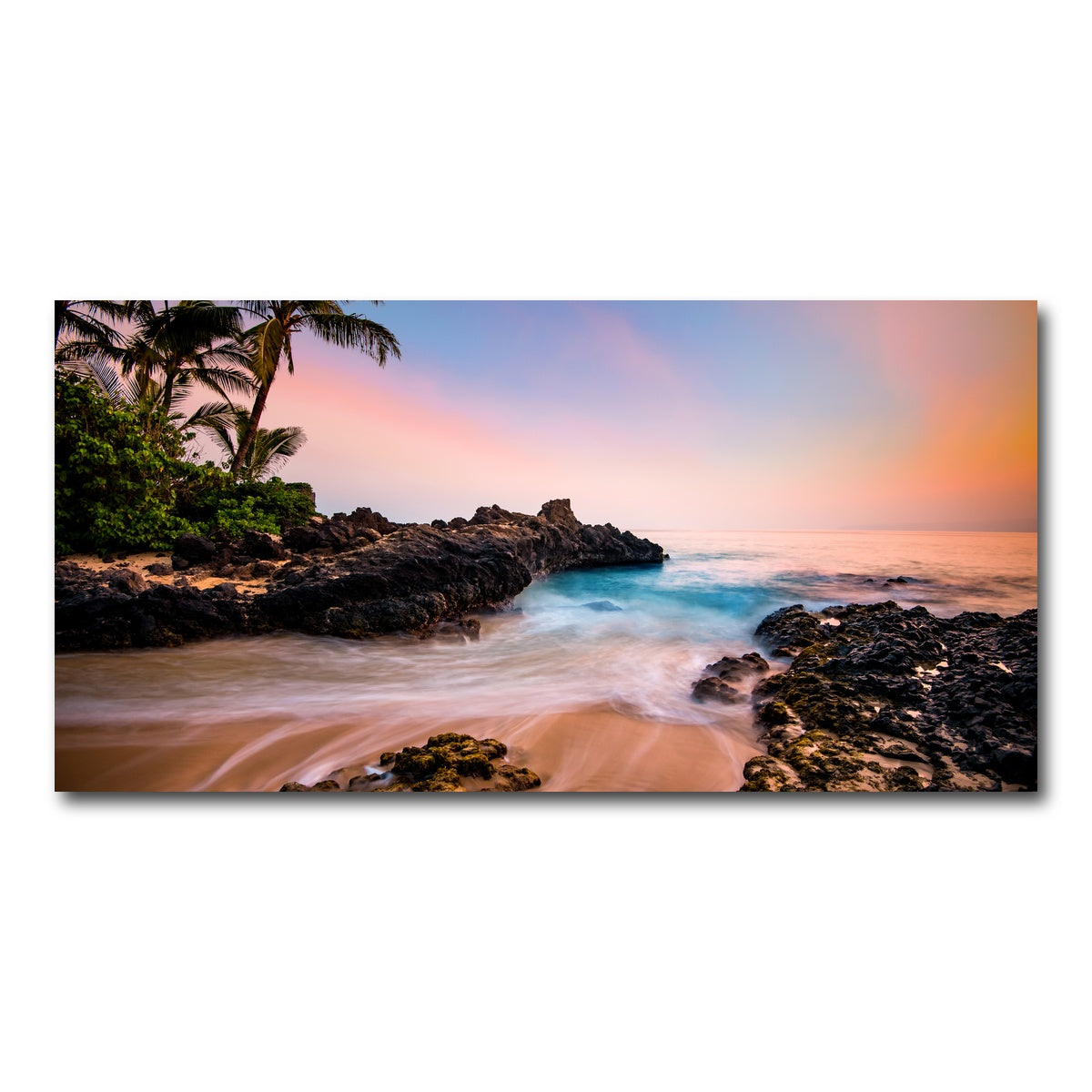 AUTO-MOCKUP WHITE | Hawaiian Paradise | 1 Piece | Gallery Wrap Canvas | group=2x1