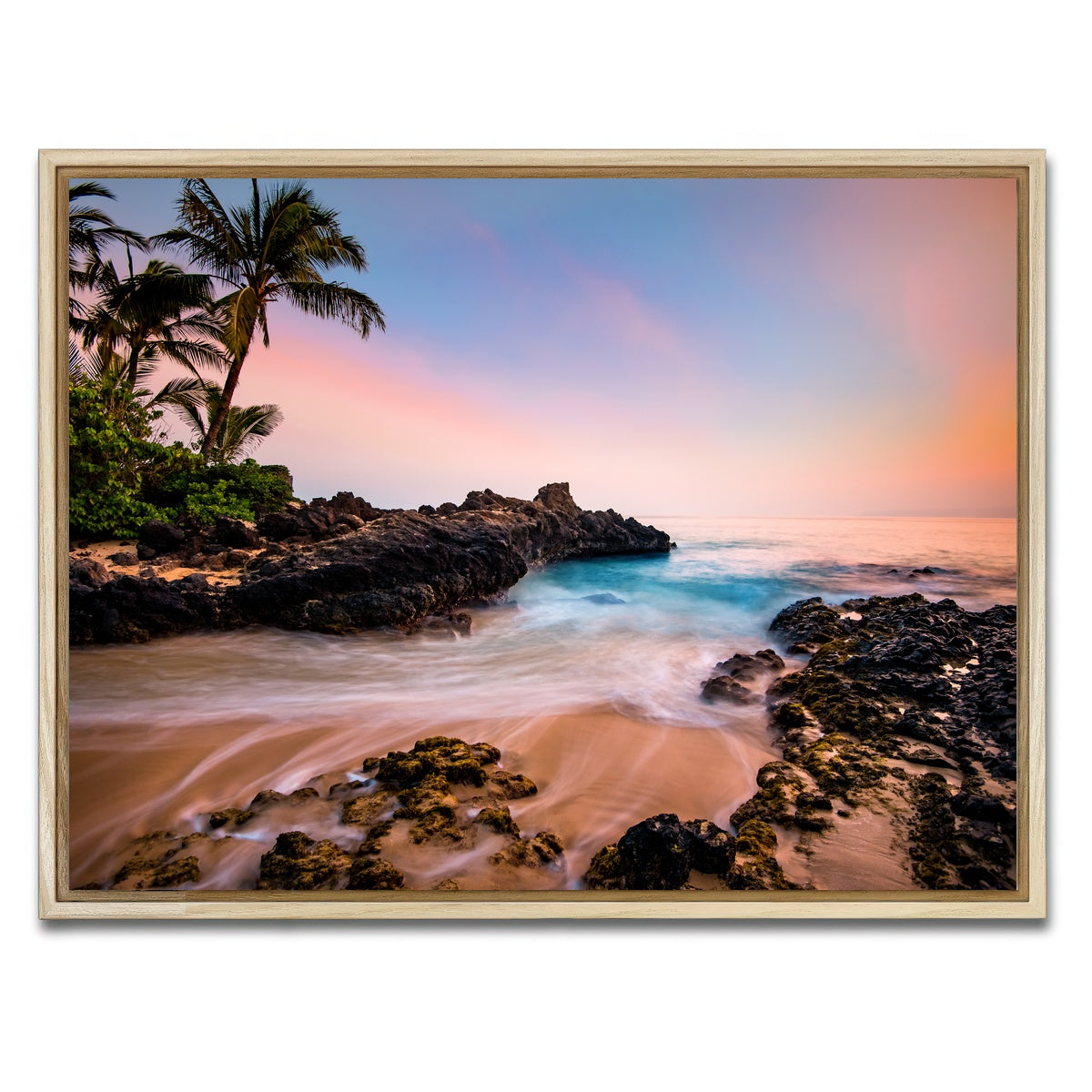 AUTO-MOCKUP WHITE | Hawaiian Paradise | 1 Piece | Natural Framed Canvas | group=4x3