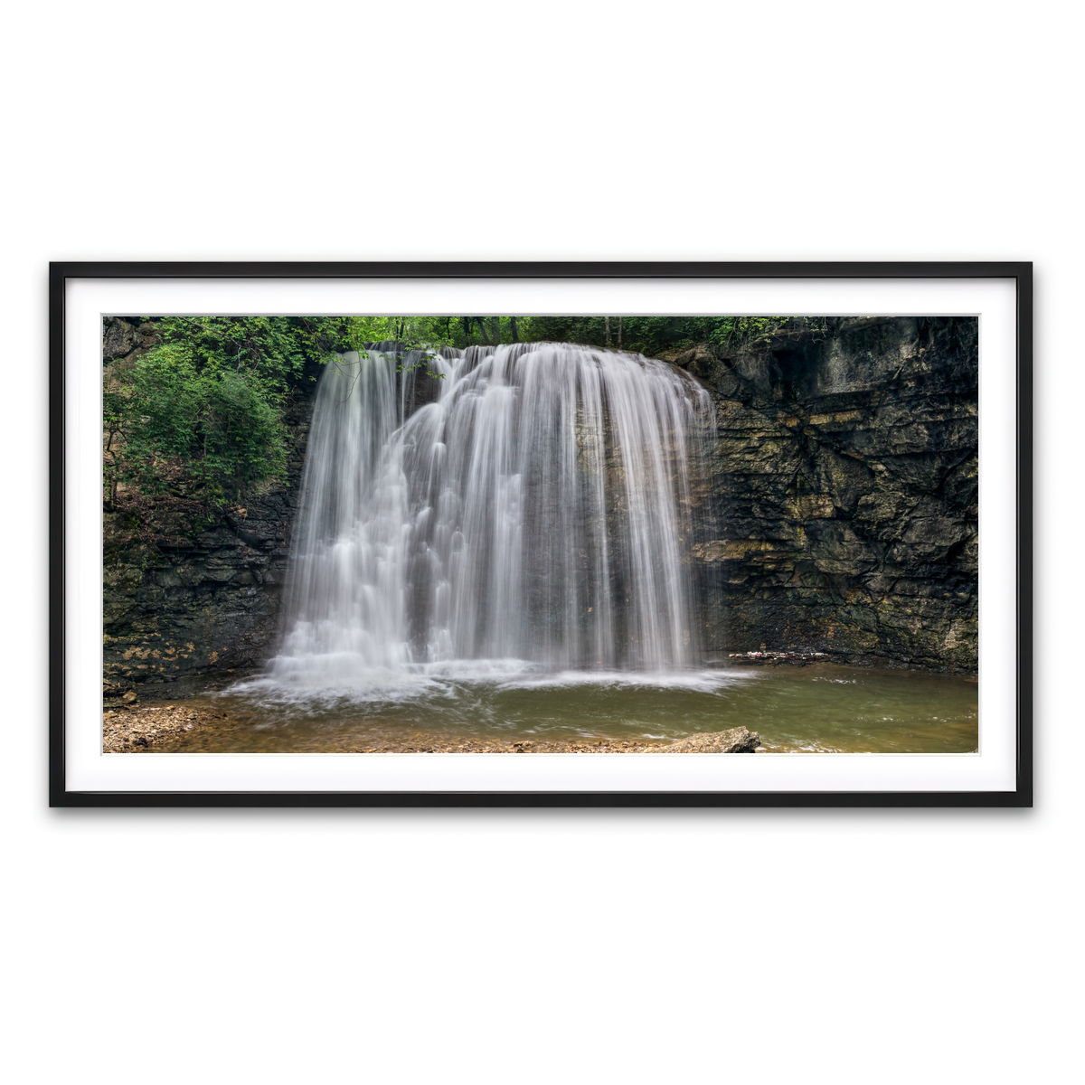 Framed Print 2x1 Black