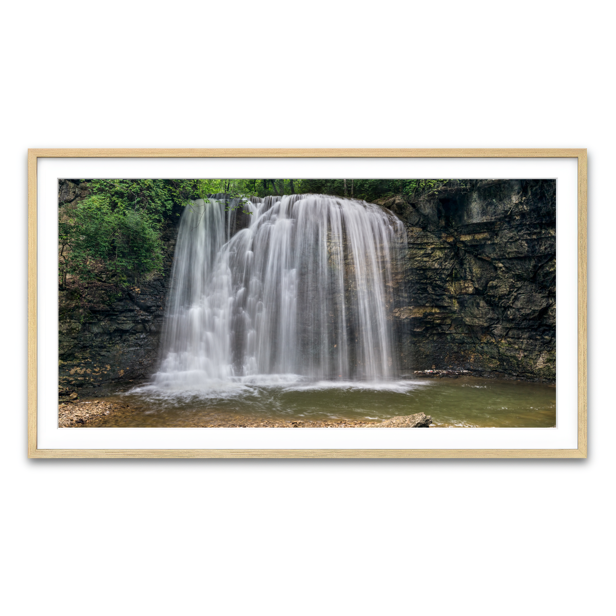 Framed Print 2x1 Natural