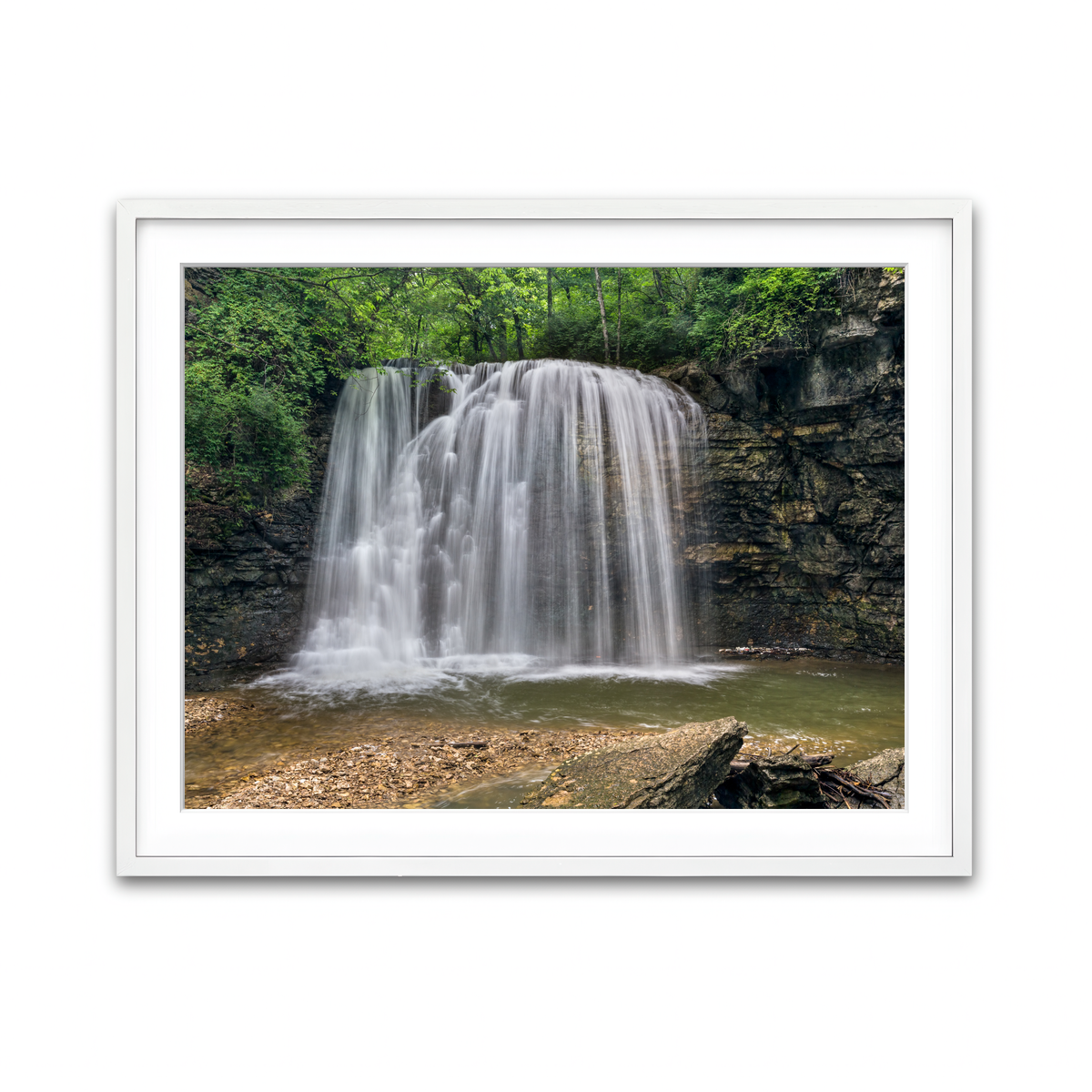 Framed Print 4x3 White