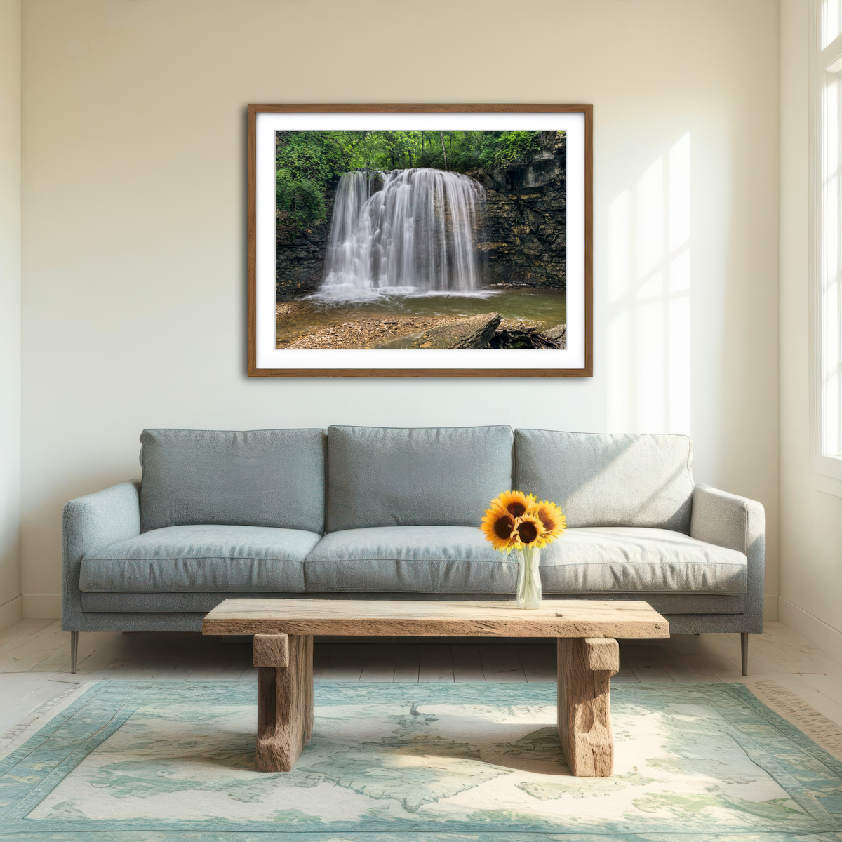 AUTO-MOCKUP ROOM | Hayden Falls Wall Art