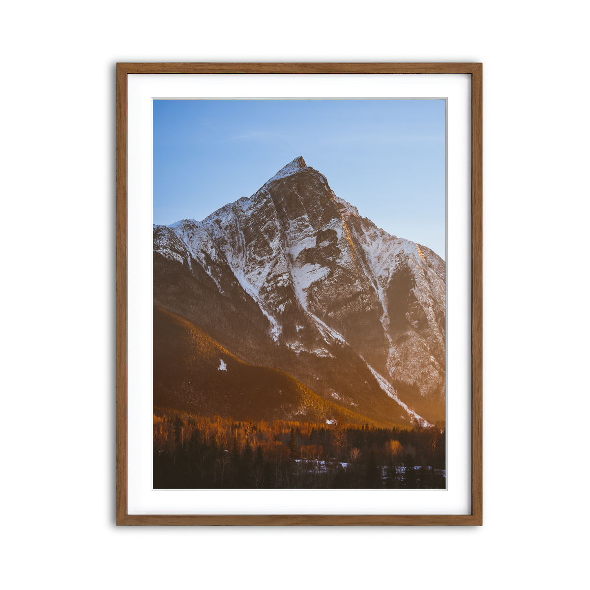 Framed Print 3x4 Walnut