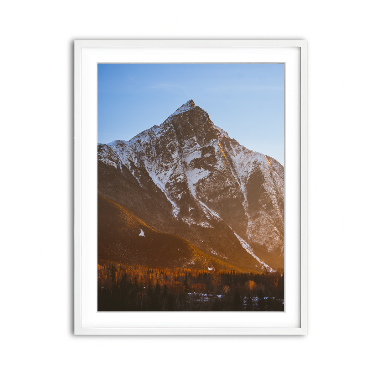 Framed Print 3x4 White