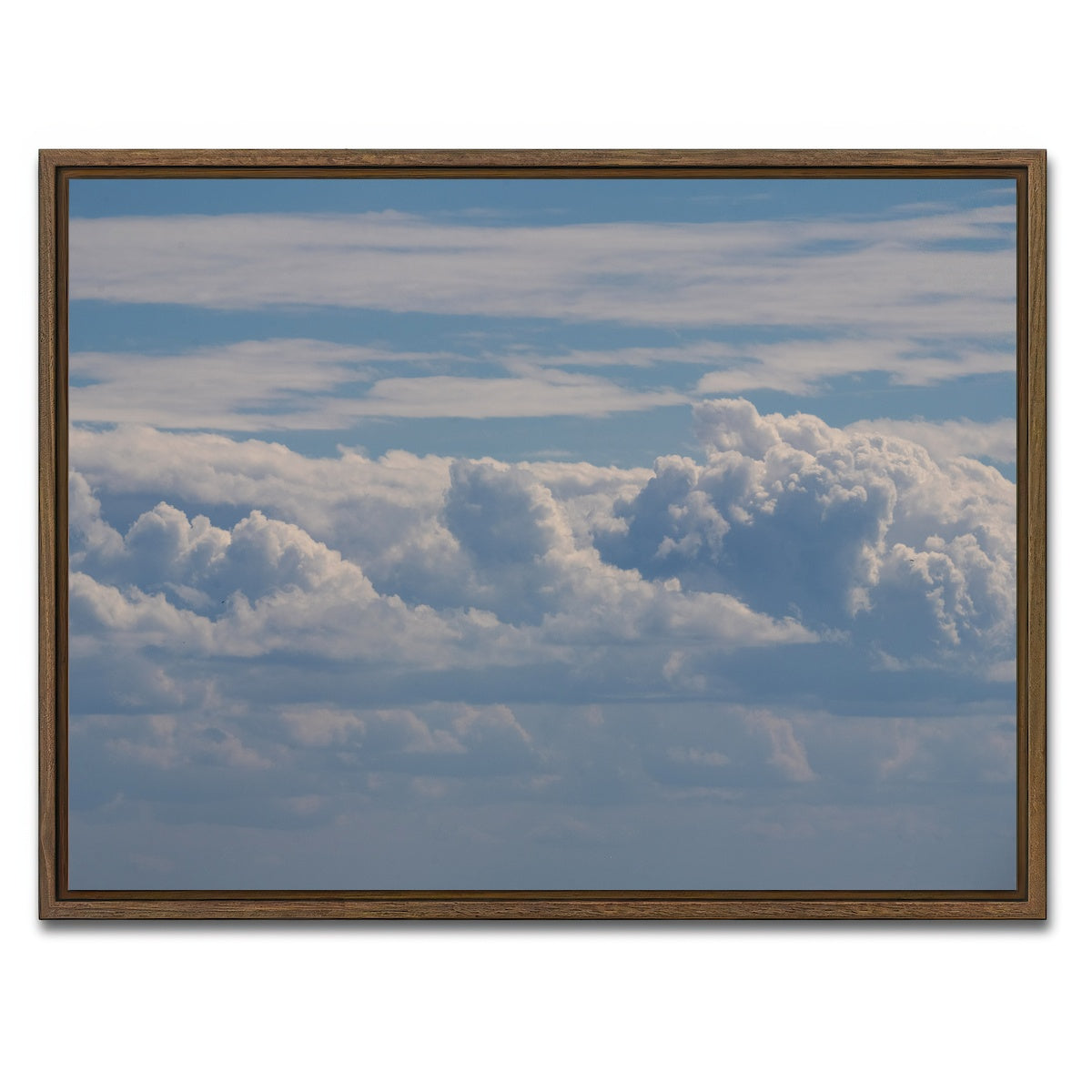 AUTO-MOCKUP WHITE | Head in the Clouds | 1 Piece | Walnut Framed Canvas | group=4x3