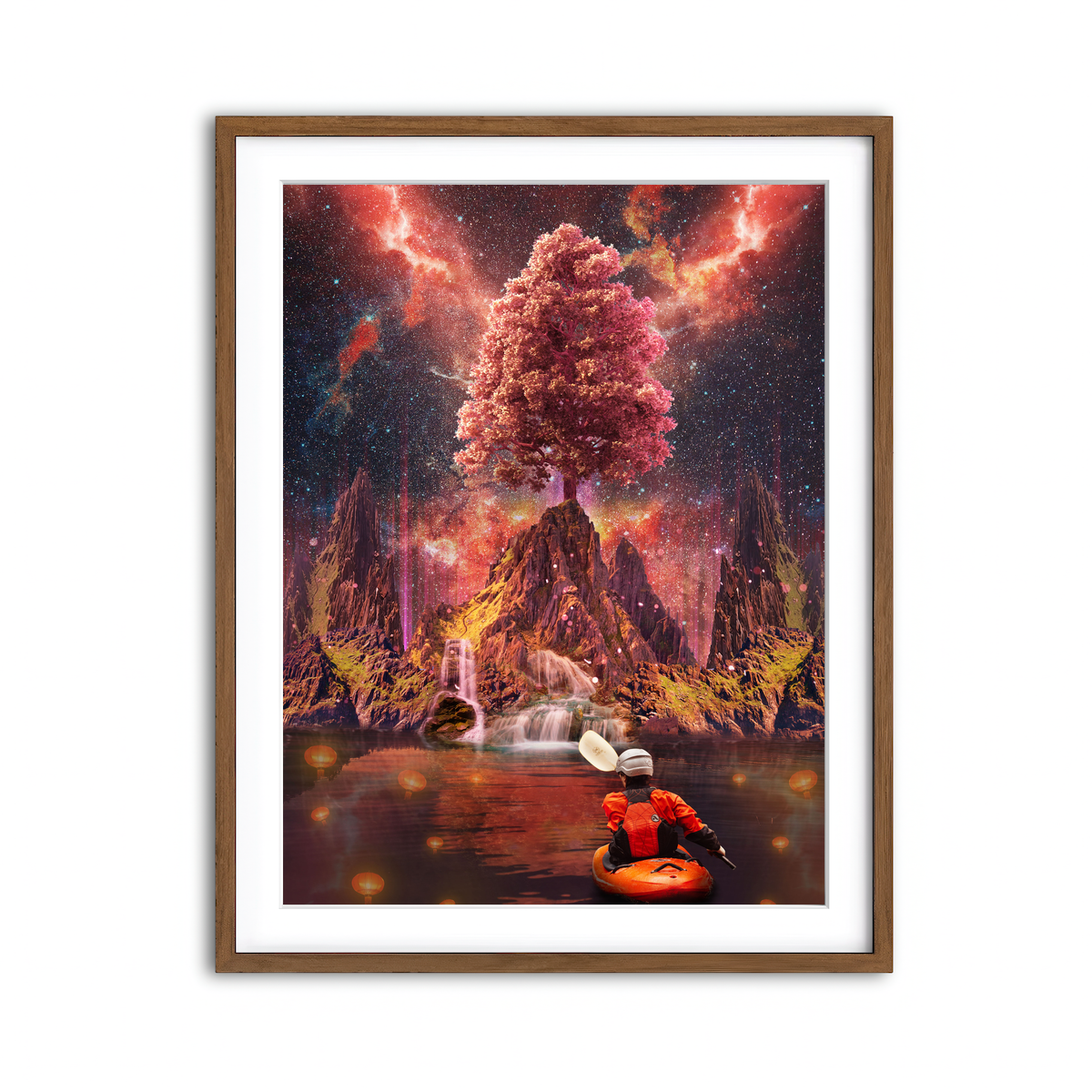 Framed Print 3x4 Walnut