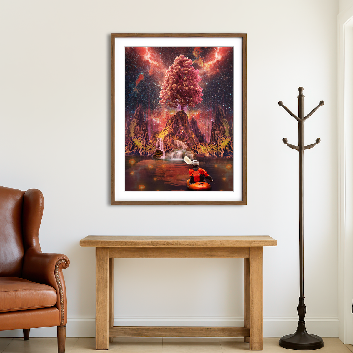 AUTO-MOCKUP ROOM | Healing Boat Wall Art