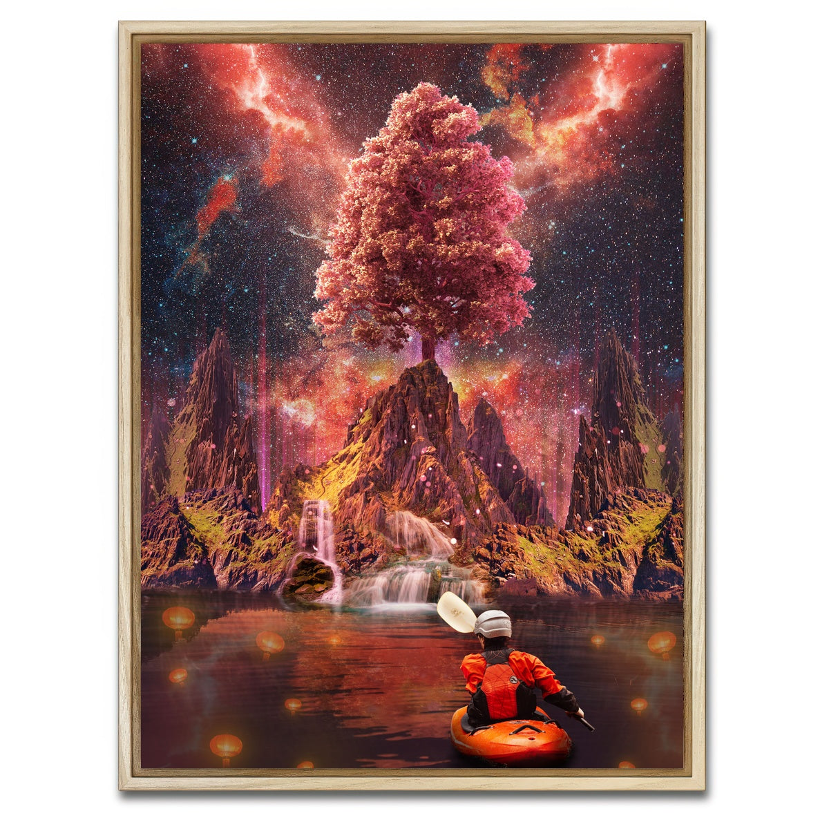 AUTO-MOCKUP WHITE | Healing Boat | 1 Piece | Natural Framed Canvas | group=3x4