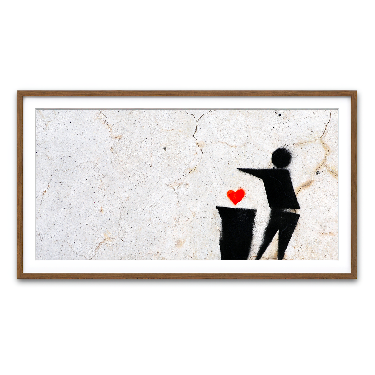 Framed Print 2x1 Walnut