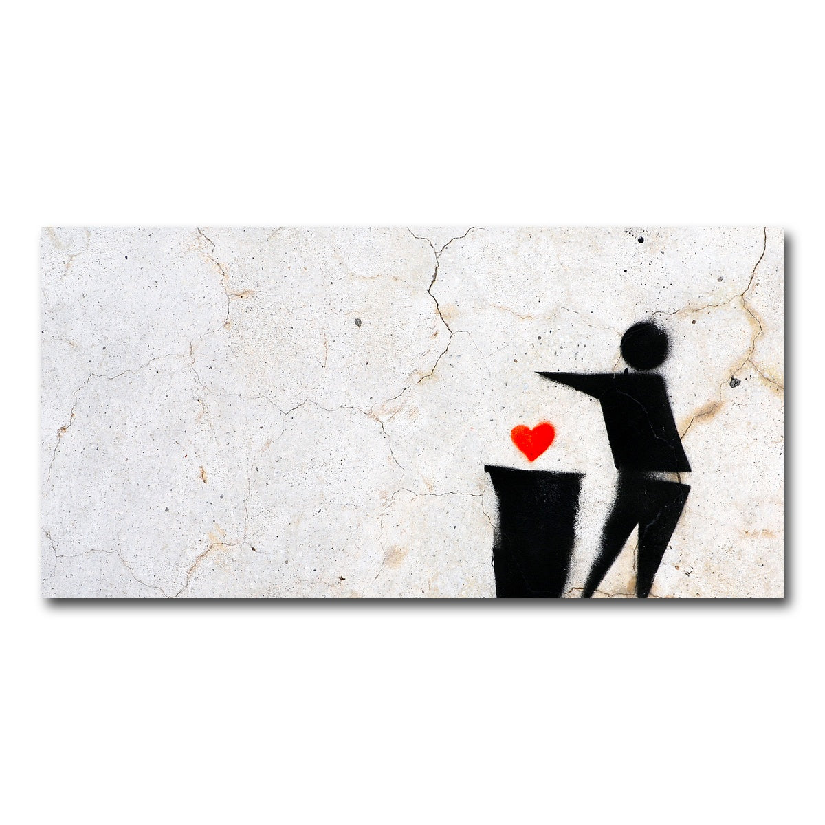 AUTO-MOCKUP WHITE | Heart to Trash | 1 Piece | Gallery Wrap Canvas | group=2x1