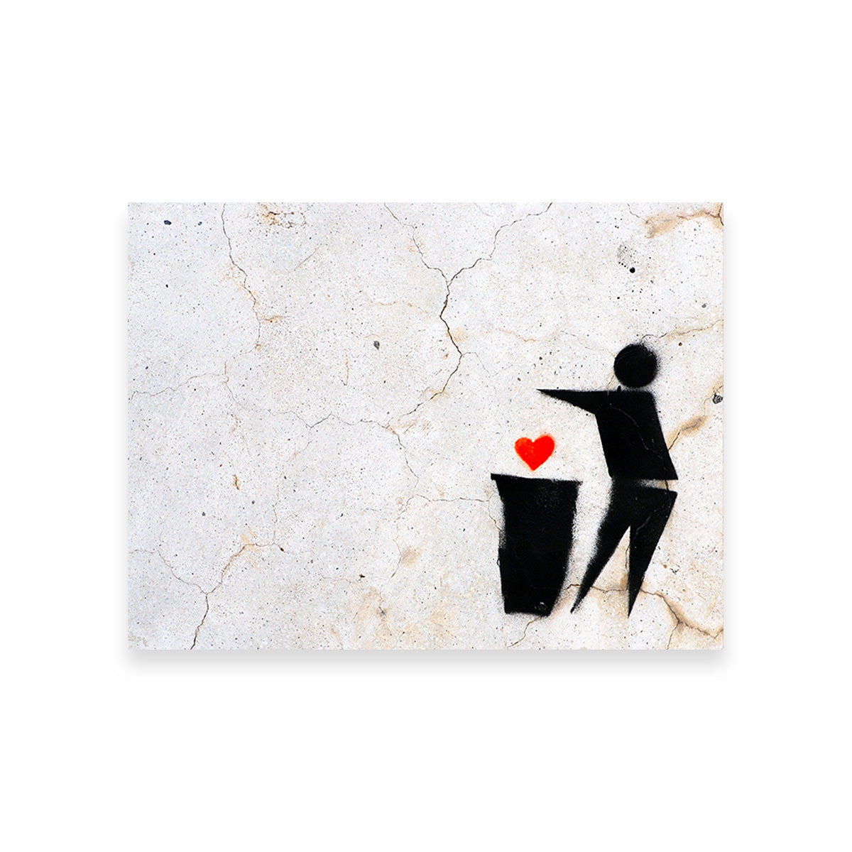 Heart to Trash Wall Art