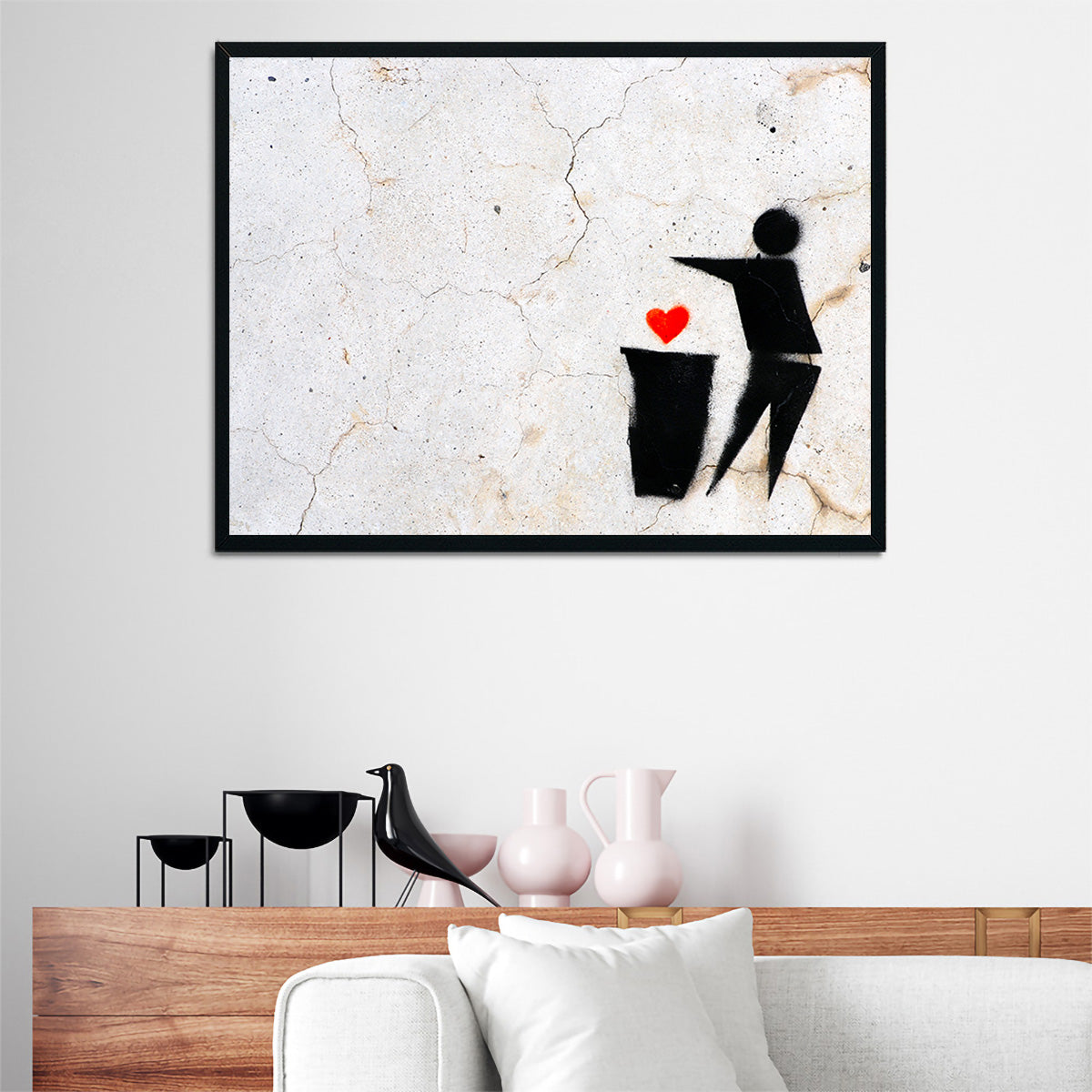 Heart to Trash Wall Art
