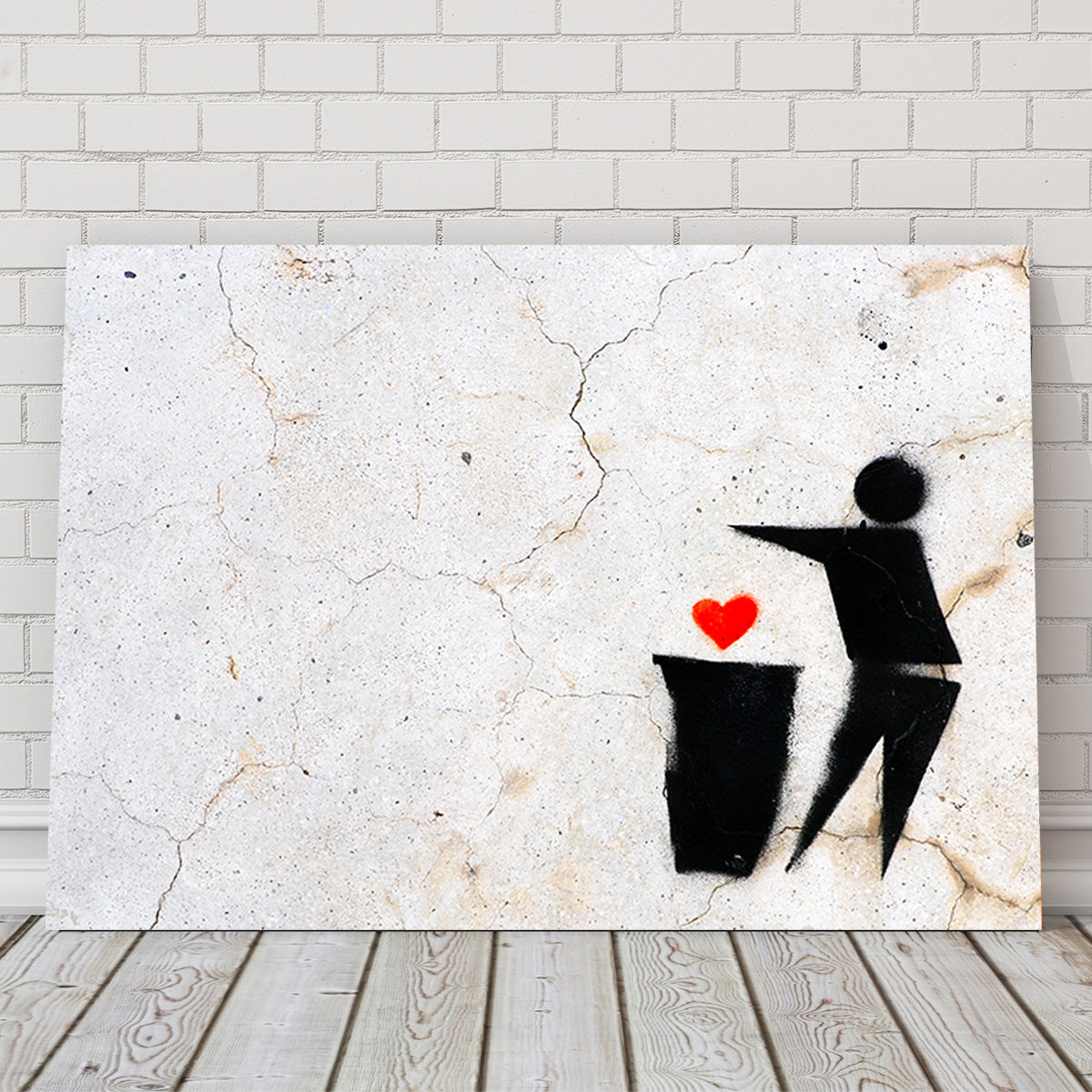 Heart to Trash Wall Art