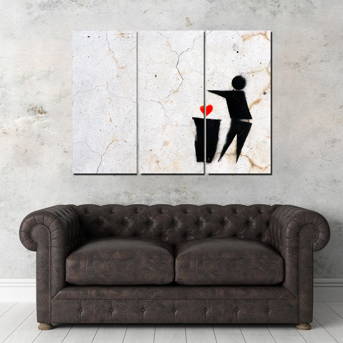 Heart to Trash Wall Art