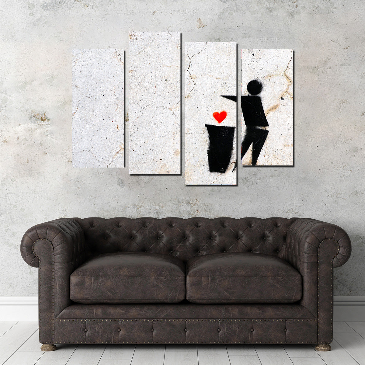 Heart to Trash Wall Art