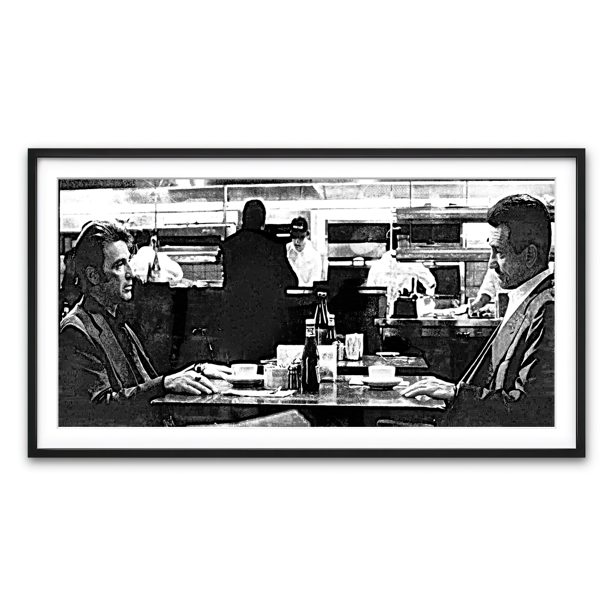 Framed Print 2x1 Black