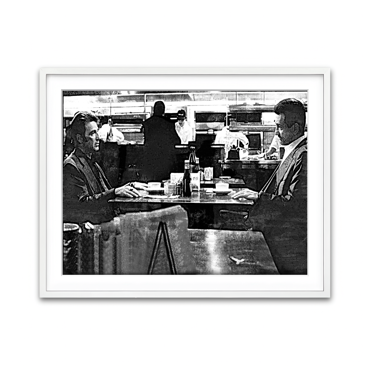 Framed Print 4x3 White