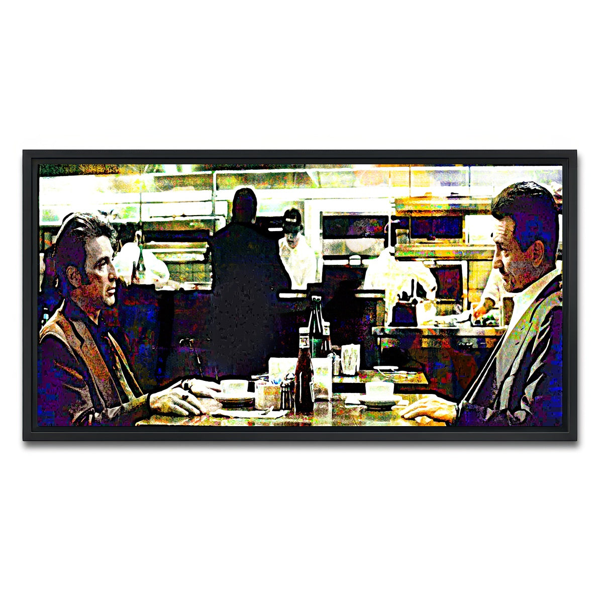 AUTO-MOCKUP WHITE | Heat - The Meeting | 1 Piece | Black Framed Canvas | group=2x1