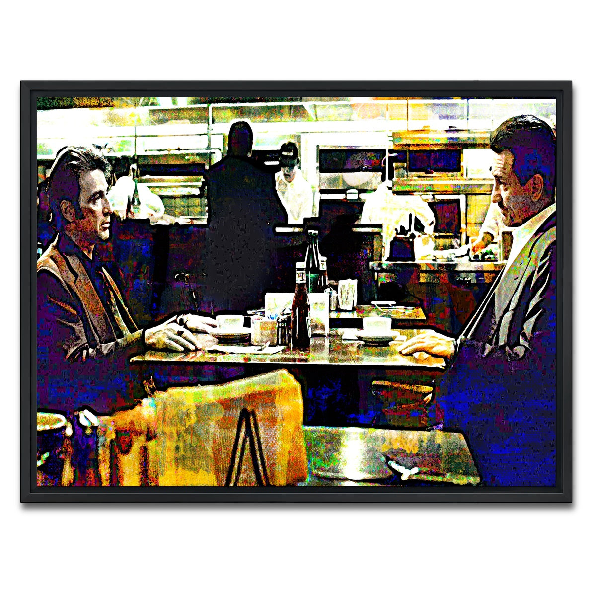 AUTO-MOCKUP WHITE | Heat - The Meeting | 1 Piece | Black Framed Canvas | group=4x3