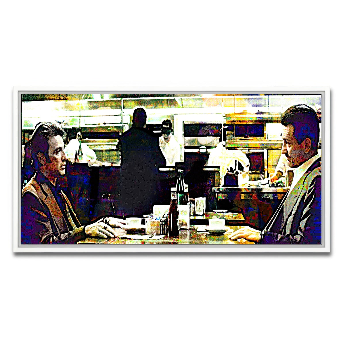 AUTO-MOCKUP WHITE | Heat - The Meeting | 1 Piece | White Framed Canvas | group=2x1