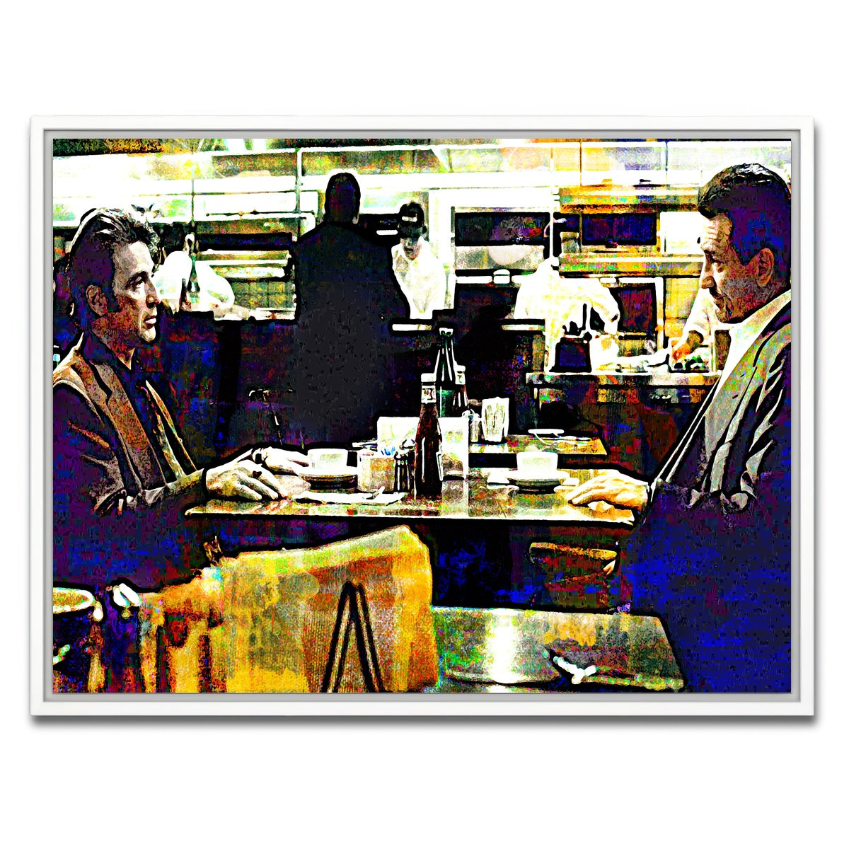 AUTO-MOCKUP WHITE | Heat - The Meeting | 1 Piece | White Framed Canvas | group=4x3