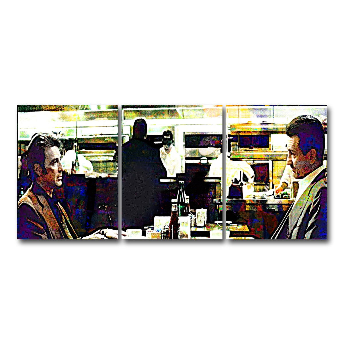 AUTO-MOCKUP WHITE | Heat - The Meeting | 3 Piece | Gallery Wrap Canvas | group=18x24