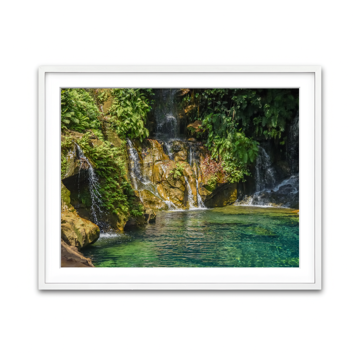 Framed Print 4x3 White