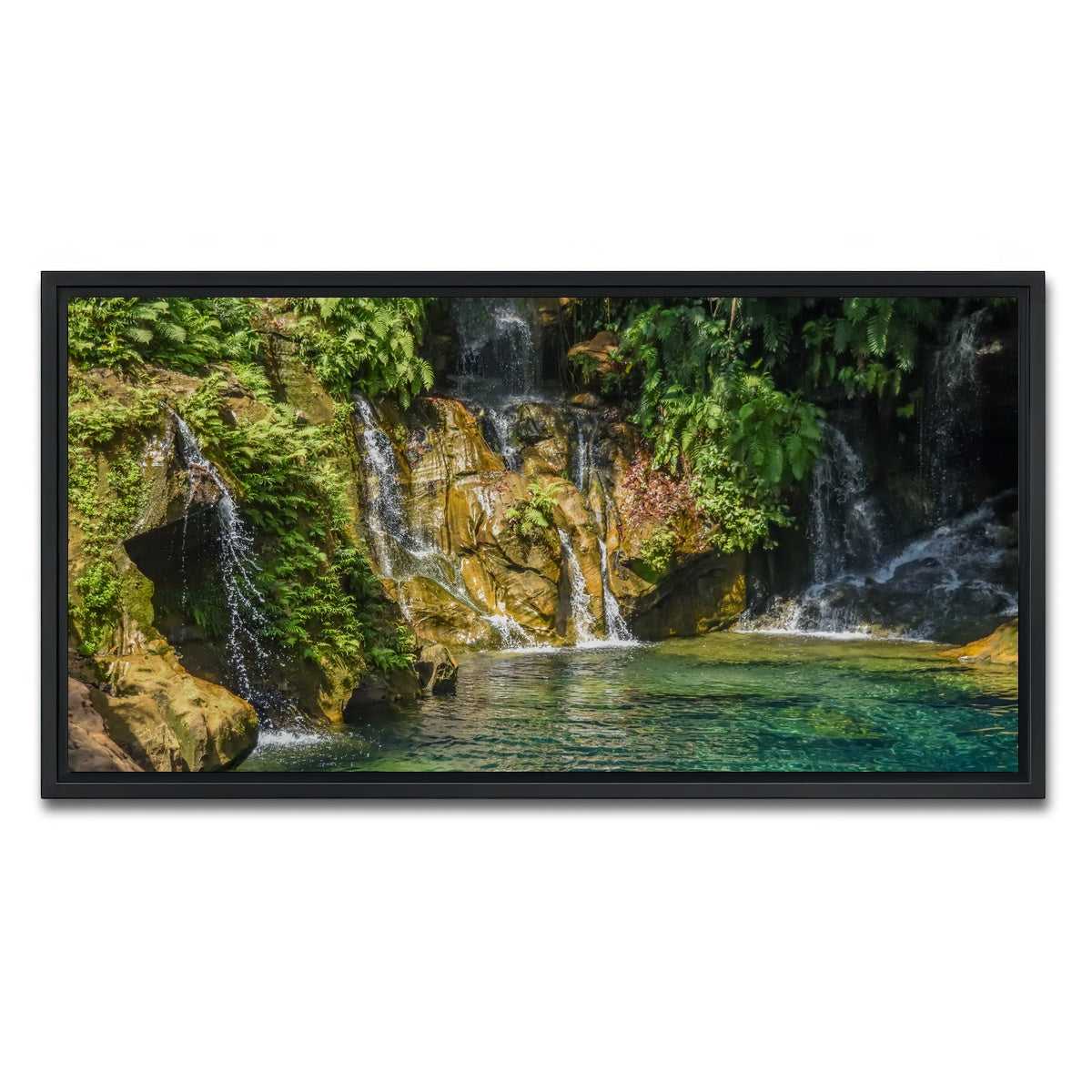 AUTO-MOCKUP WHITE | Heaven on Earth | 1 Piece | Black Framed Canvas | group=2x1