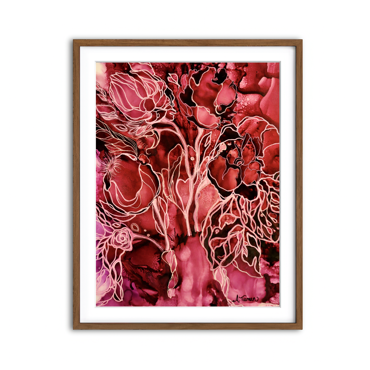 Framed Print 3x4 Walnut