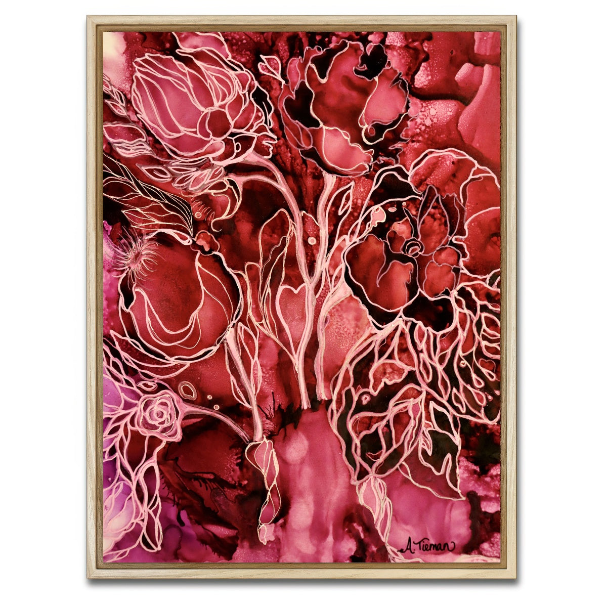 AUTO-MOCKUP WHITE | Heavenly Garden | 1 Piece | Natural Framed Canvas | group=3x4