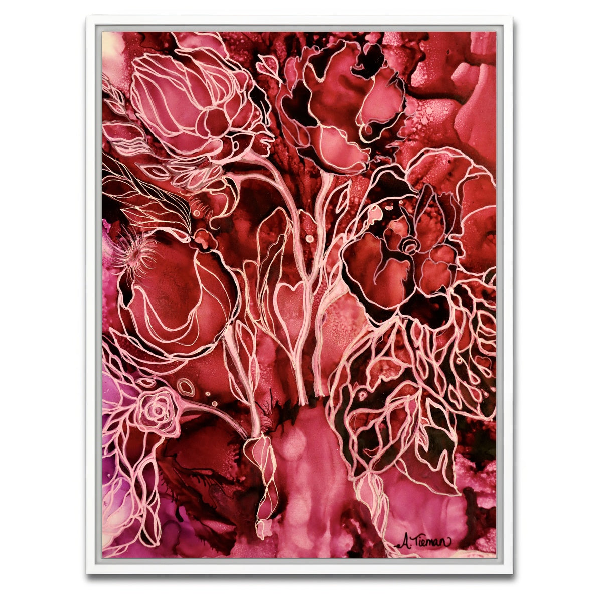 AUTO-MOCKUP WHITE | Heavenly Garden | 1 Piece | White Framed Canvas | group=3x4