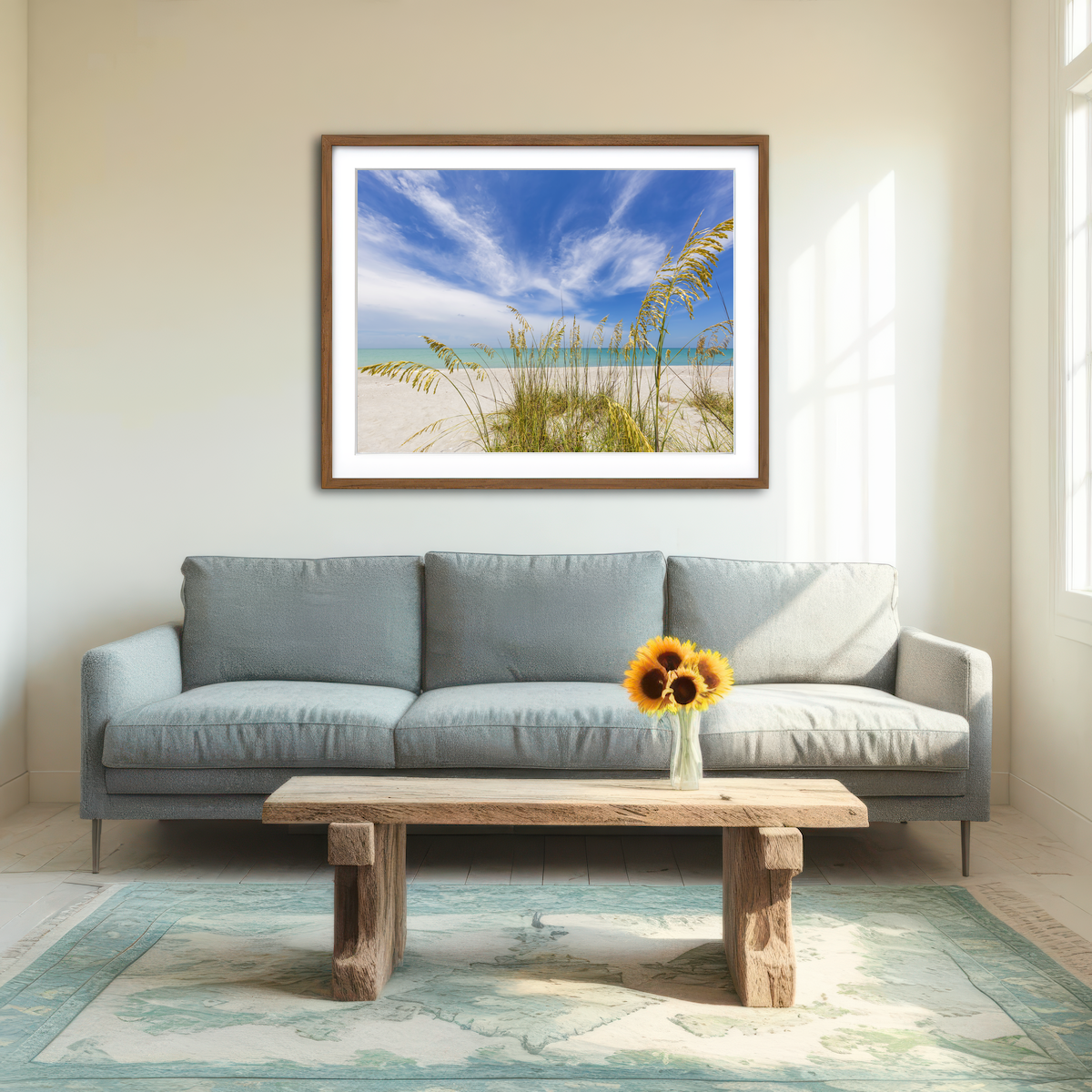 AUTO-MOCKUP ROOM | Heavenly Calmness on the Beach Wall Art