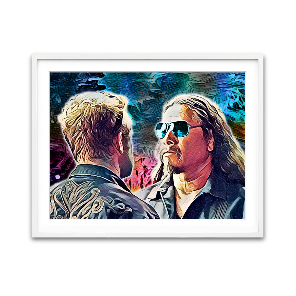 Framed Print 4x3 White
