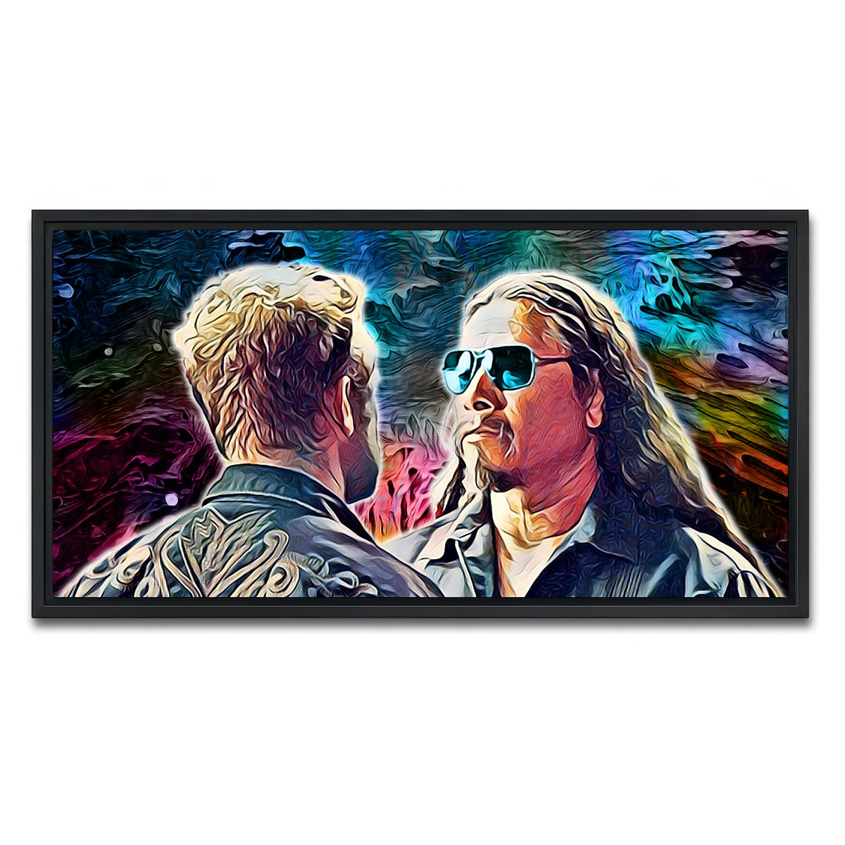 AUTO-MOCKUP WHITE | Hell or High Water | 1 Piece | Black Framed Canvas | group=2x1