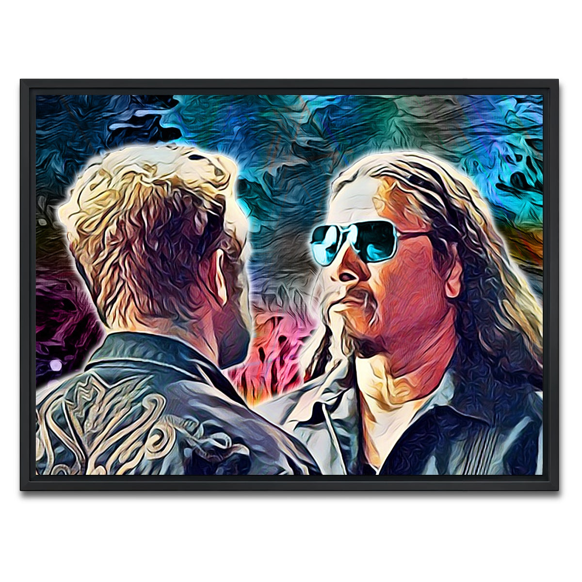 AUTO-MOCKUP WHITE | Hell or High Water | 1 Piece | Black Framed Canvas | group=4x3