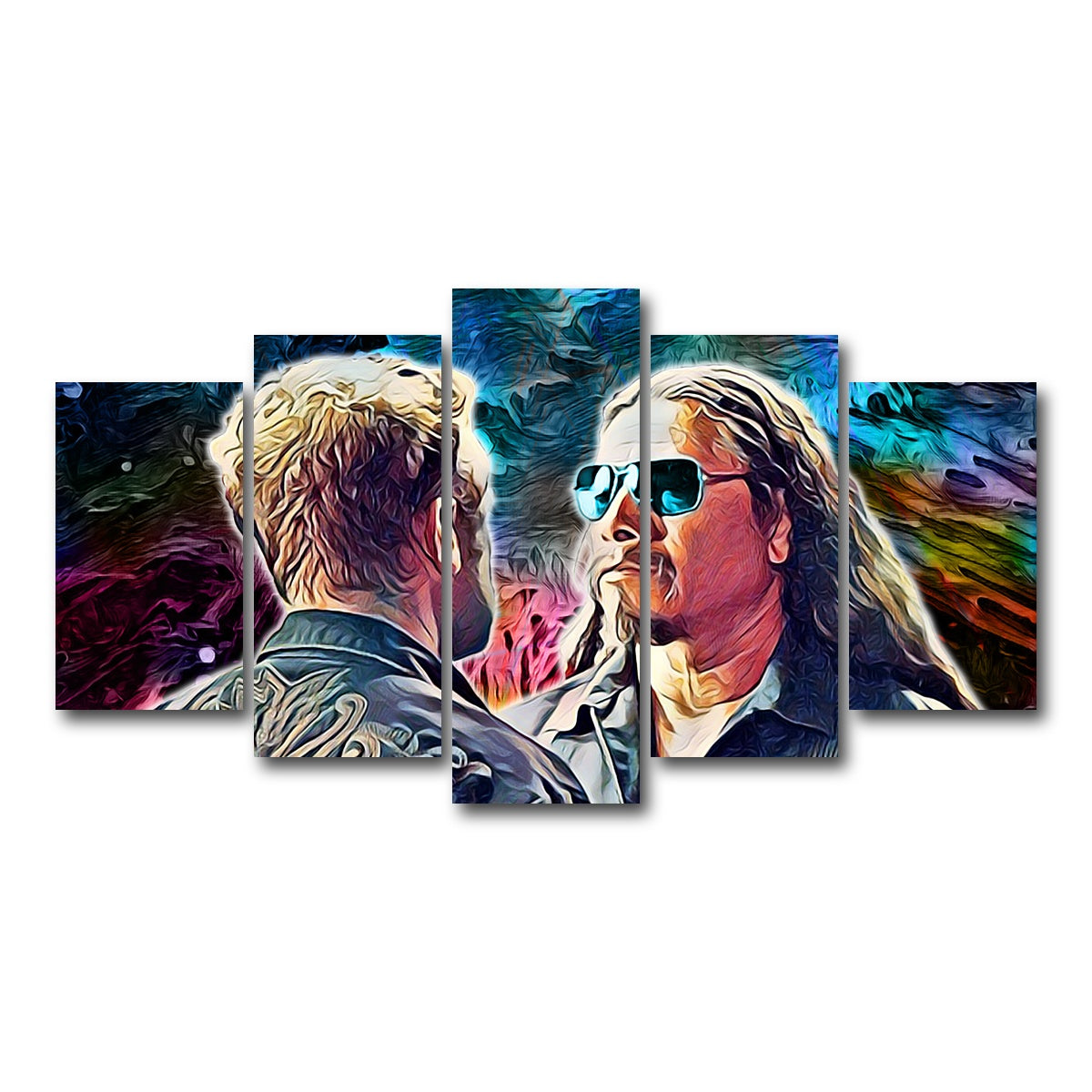 AUTO-MOCKUP WHITE | Hell or High Water | 5 Piece | Gallery Wrap Canvas | group=5_normal