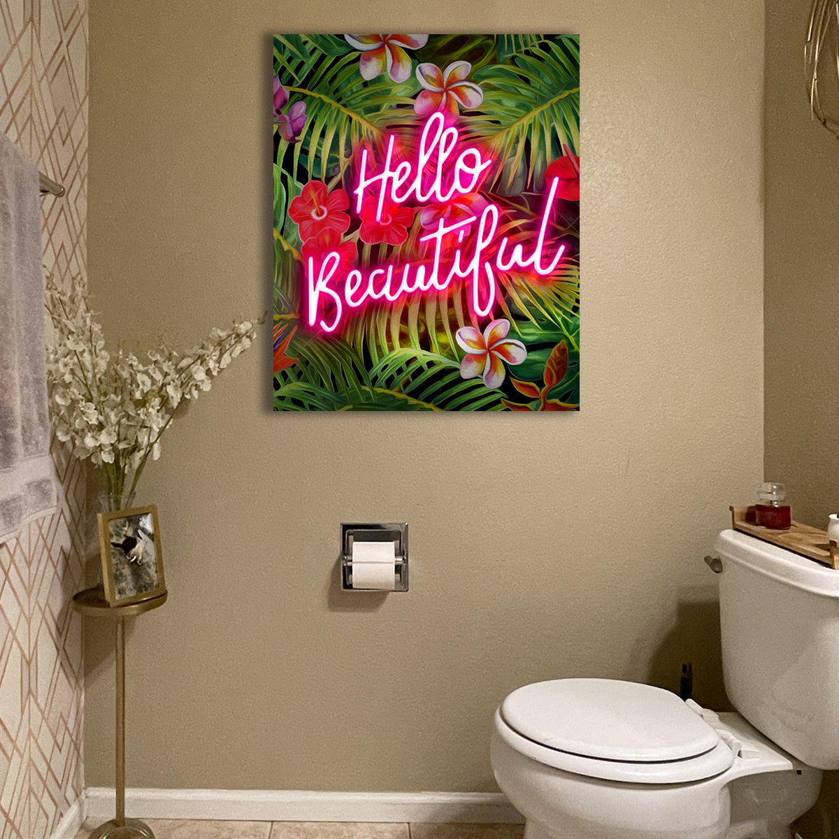 Hello Beautiful Wall Art