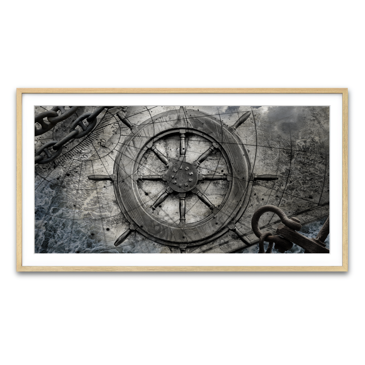 Framed Print 2x1 Natural