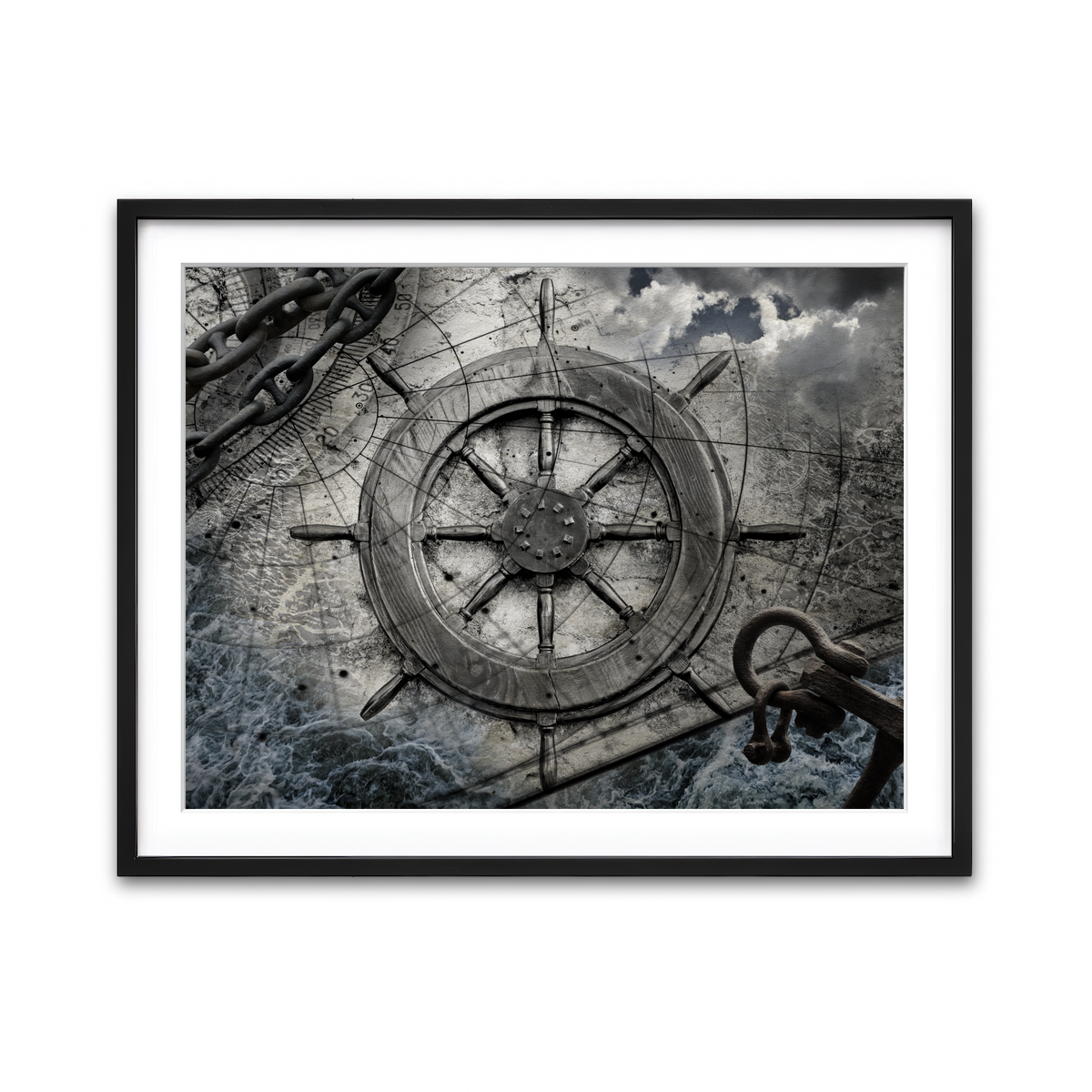 Framed Print 4x3 Black