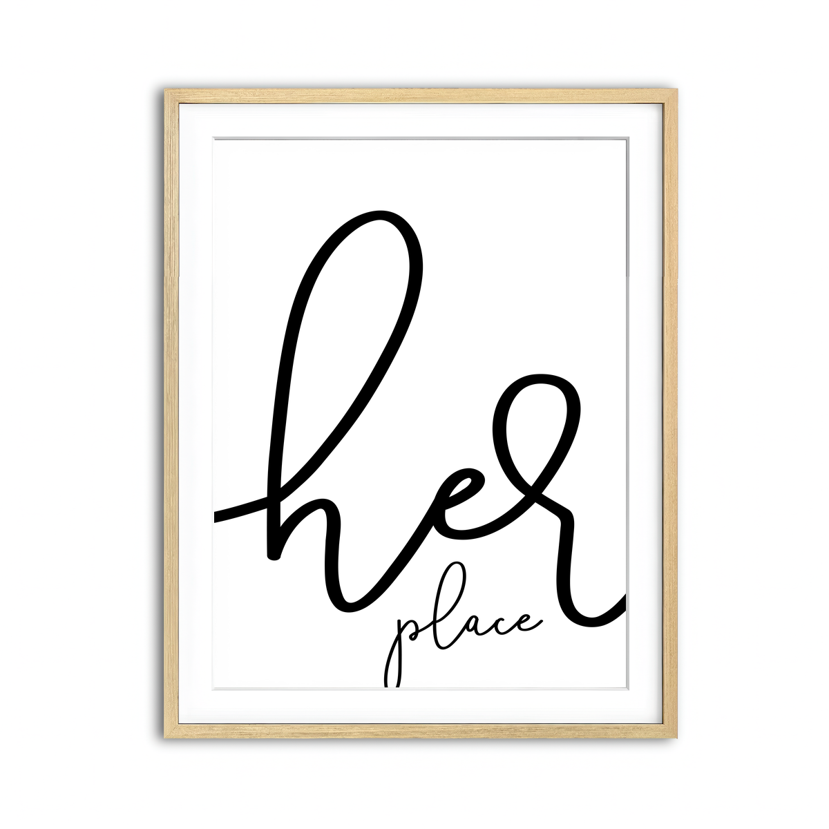 Framed Print 3x4 Natural