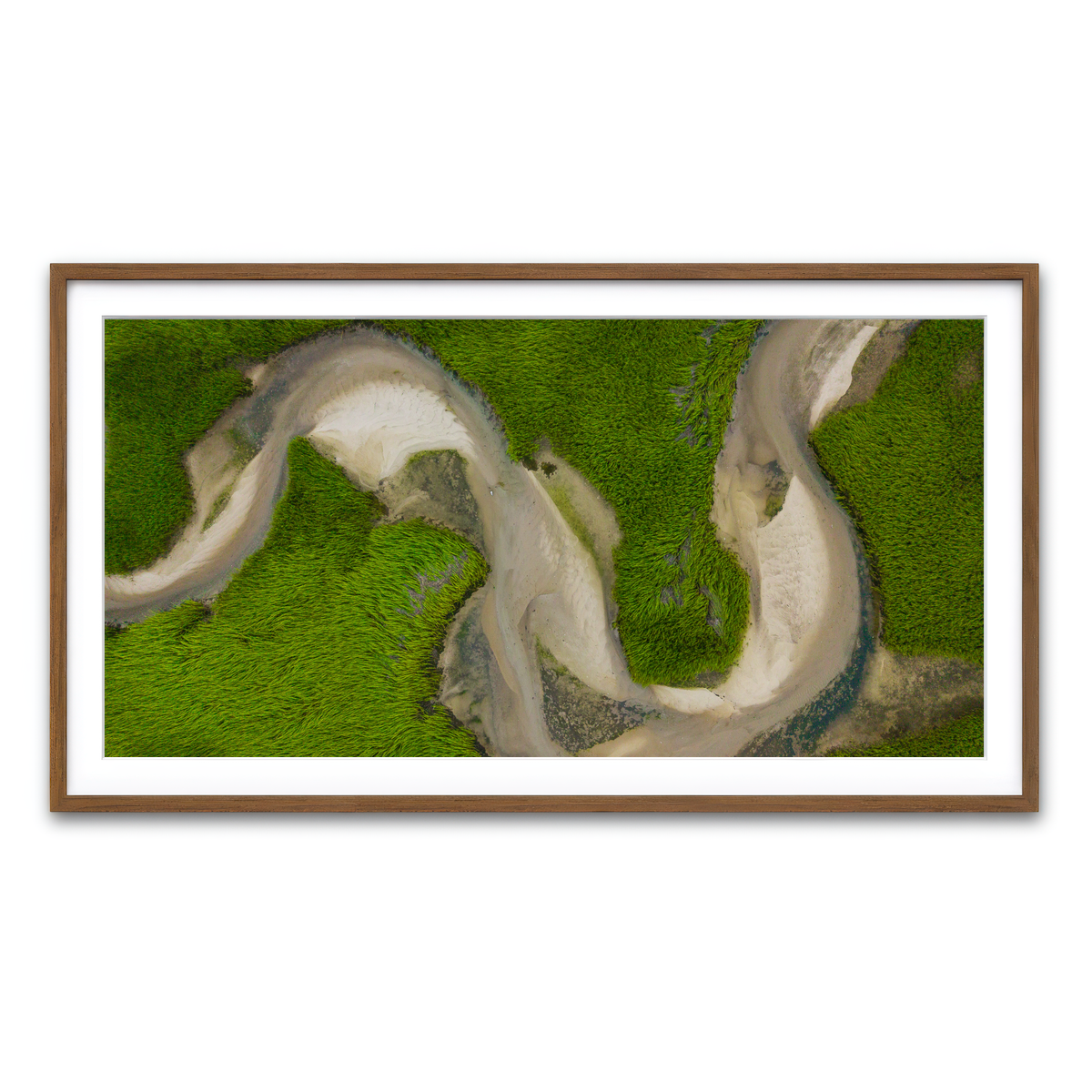 Framed Print 2x1 Walnut